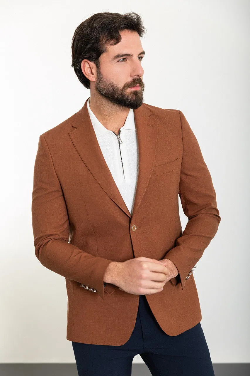 HolloMen Brown Blazer