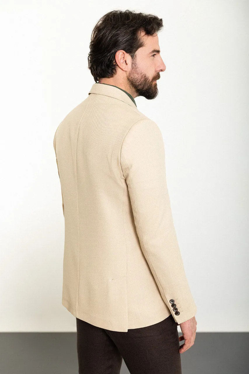 HolloMen Classic Beige Blazer