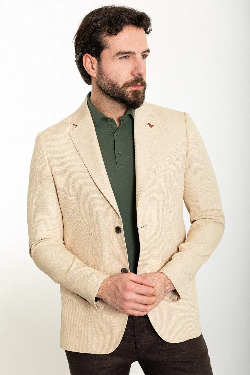 HolloMen Classic Beige Blazer