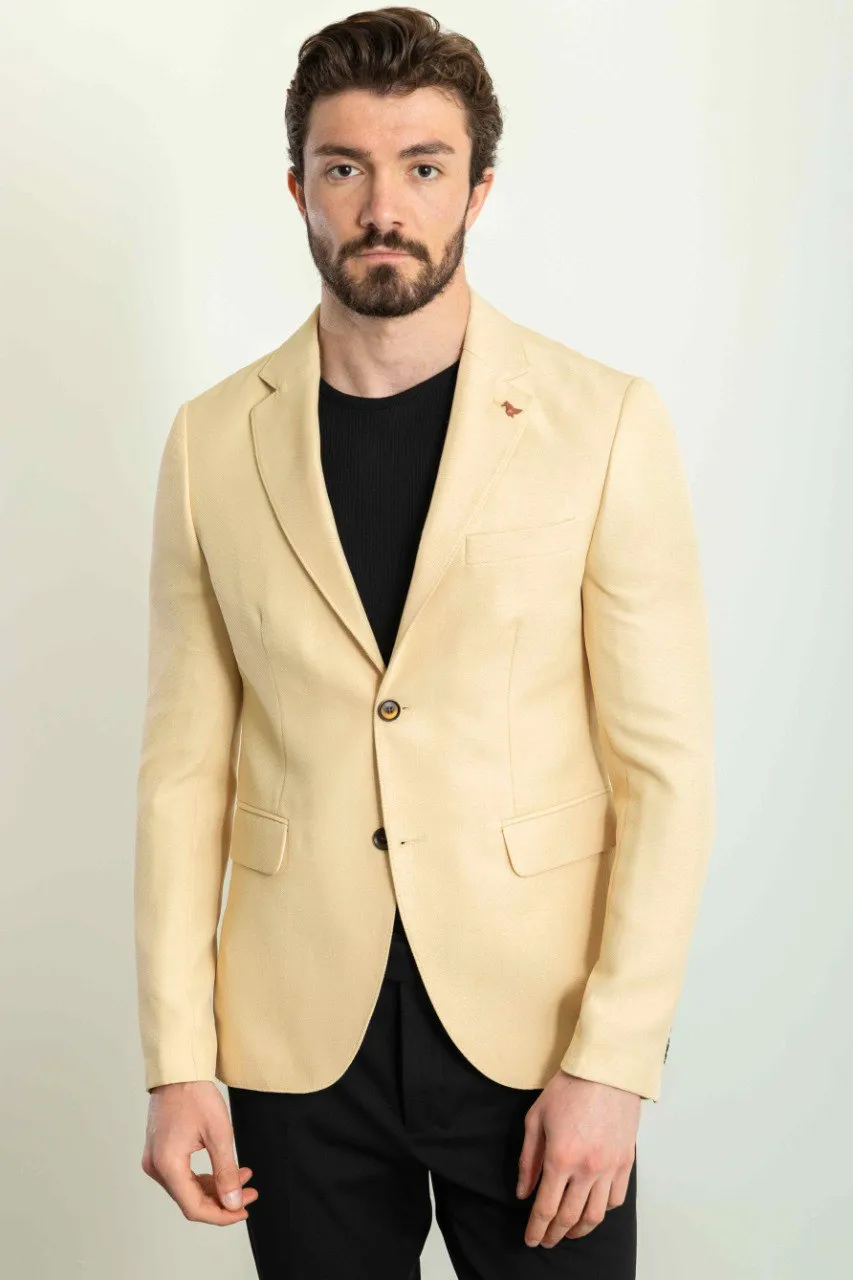 HolloMen Classic Beige Blazer