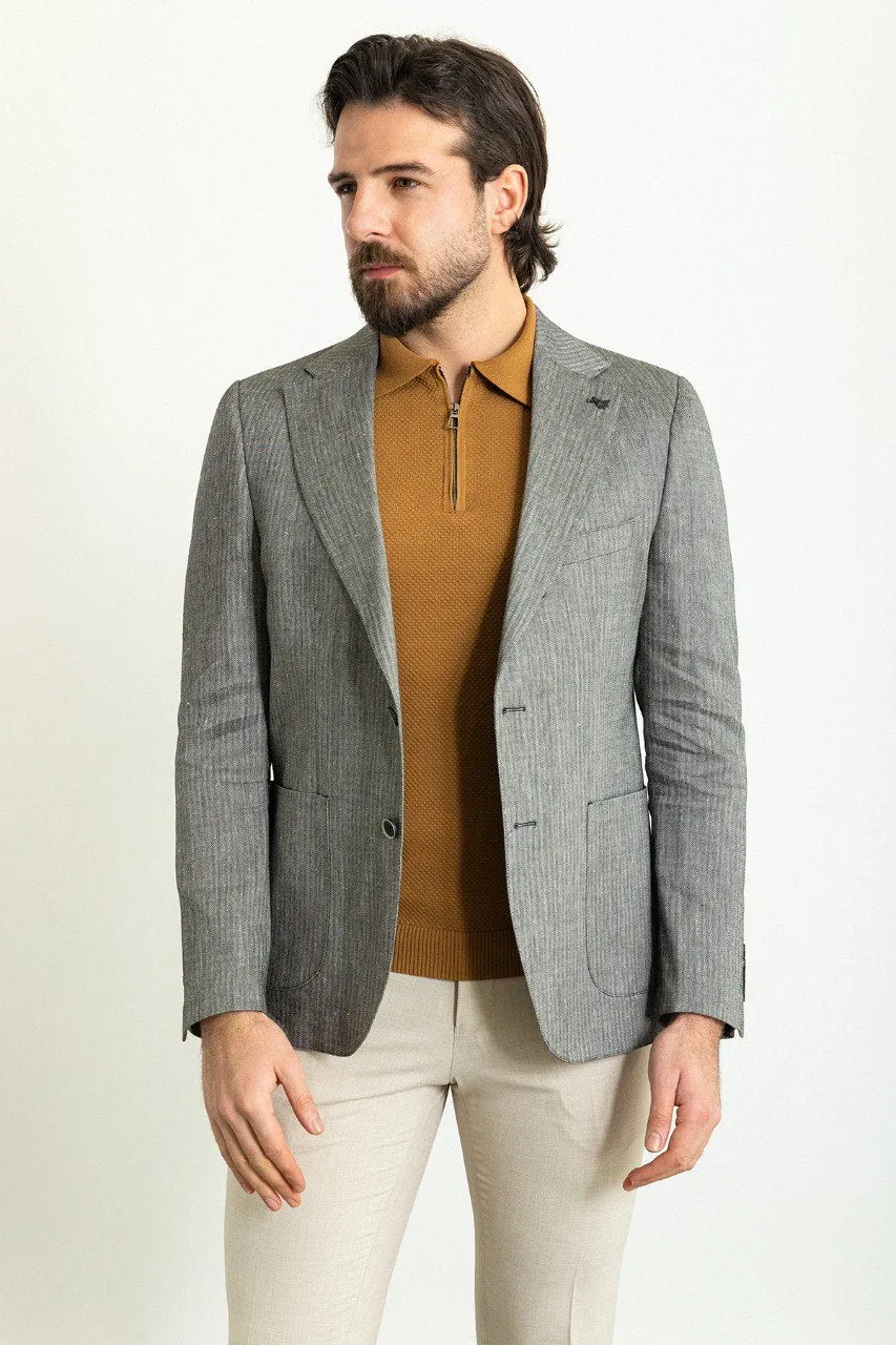 HolloMen Gray Blazer