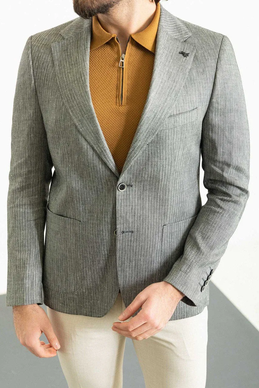 HolloMen Gray Blazer