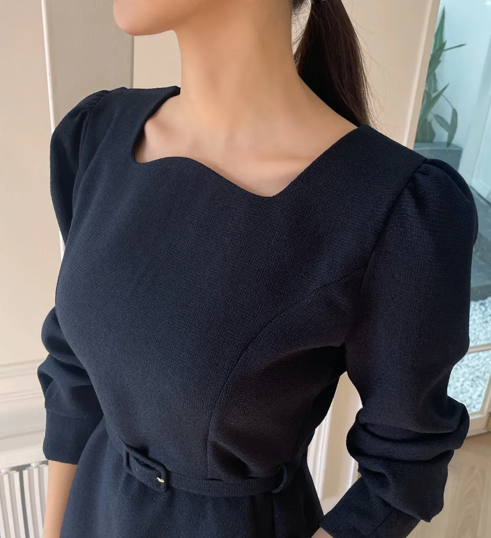 I AM MARI  |Long Sleeves Plain Party Style Office Style Elegant Style