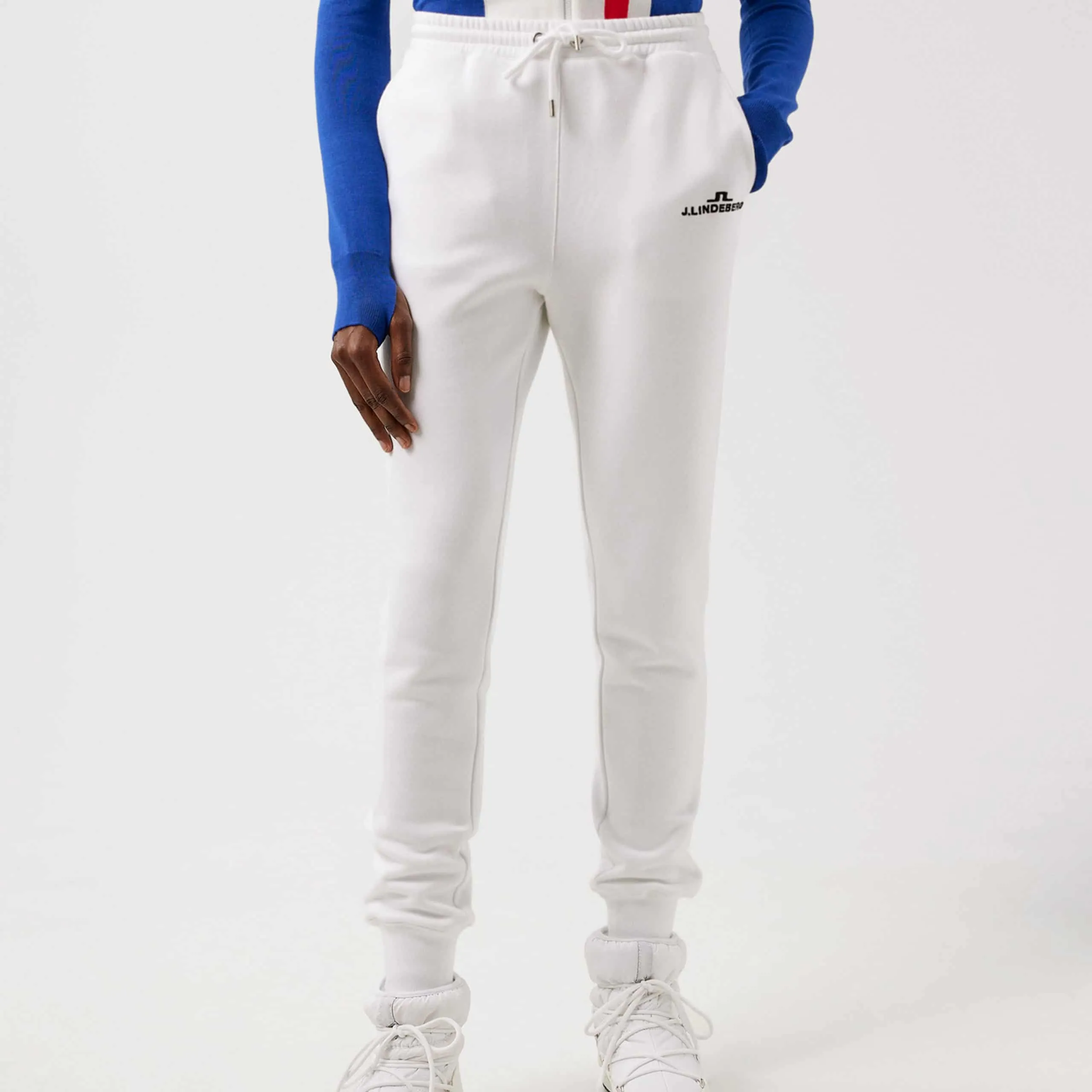 J Lindeberg Alpha Sweat Pant White