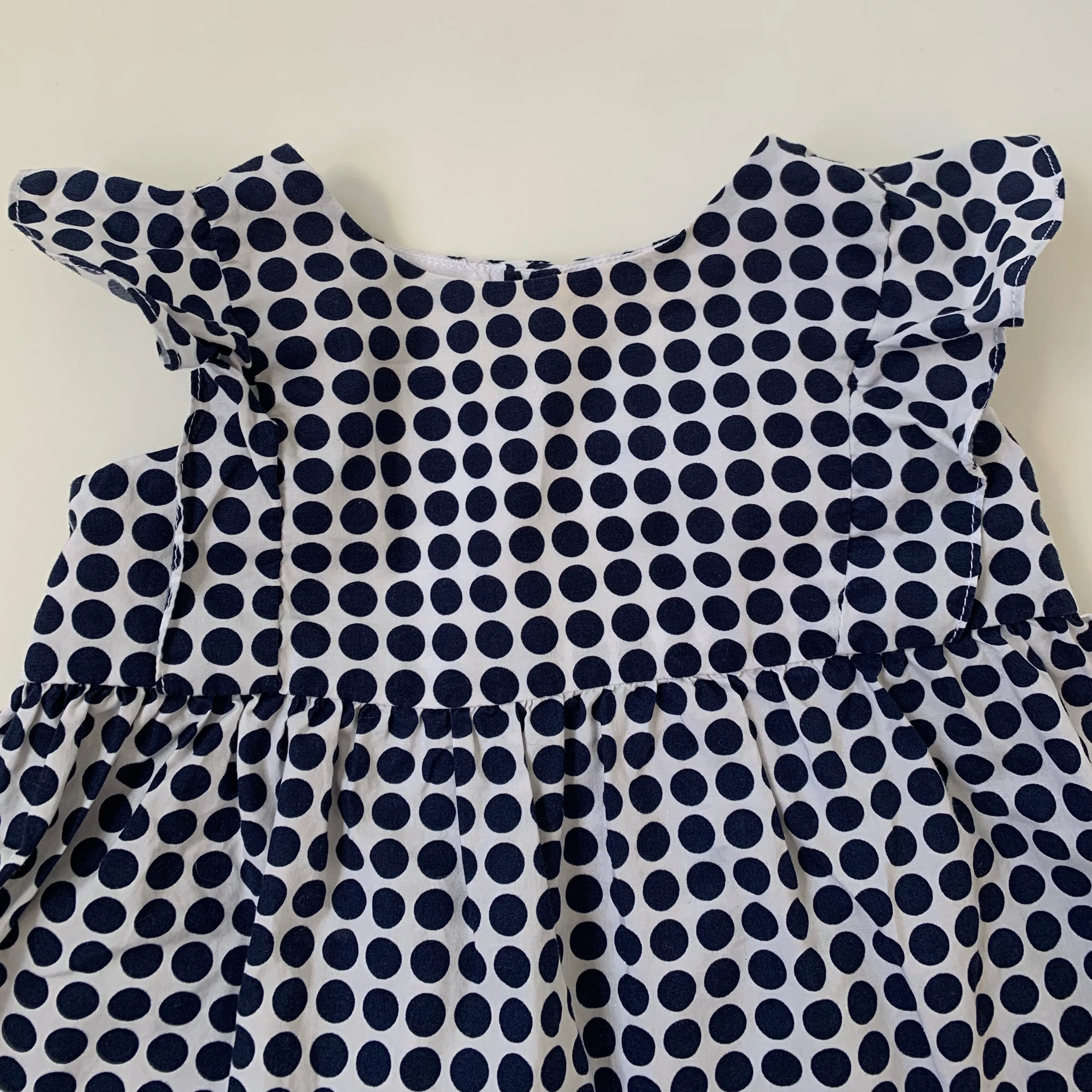 Jacadi Polka Dot Sleeveless Blouse: 12 Months