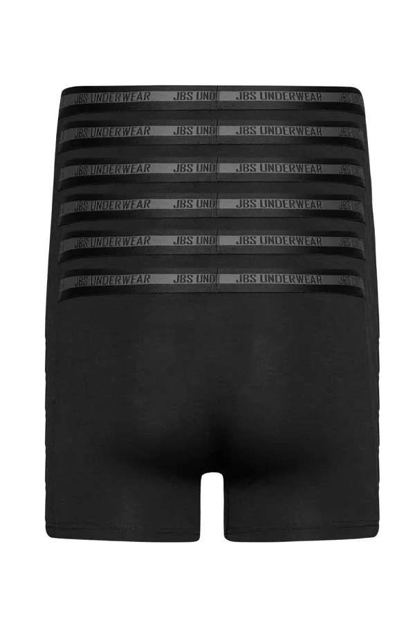 JBS 6-Pack Bamboo Boxers Black