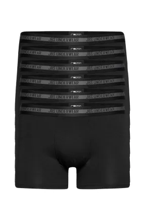 JBS 6-Pack Bamboo Boxers Black