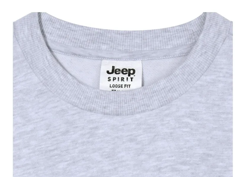 JEEP  |Unisex Street Style Long Sleeves Plain Cotton Logo