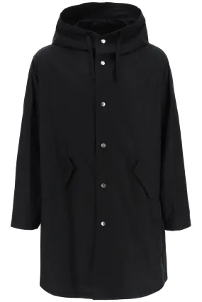 JIL SANDER Men's Black Lightweight Parka Jacket for FW23