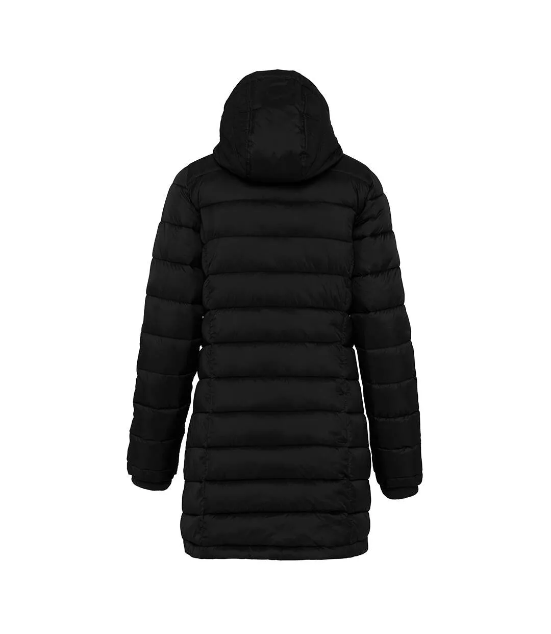 Kariban Womens/Ladies Lightweight Long Padded Parka Jacket (Black) - UTPC3822