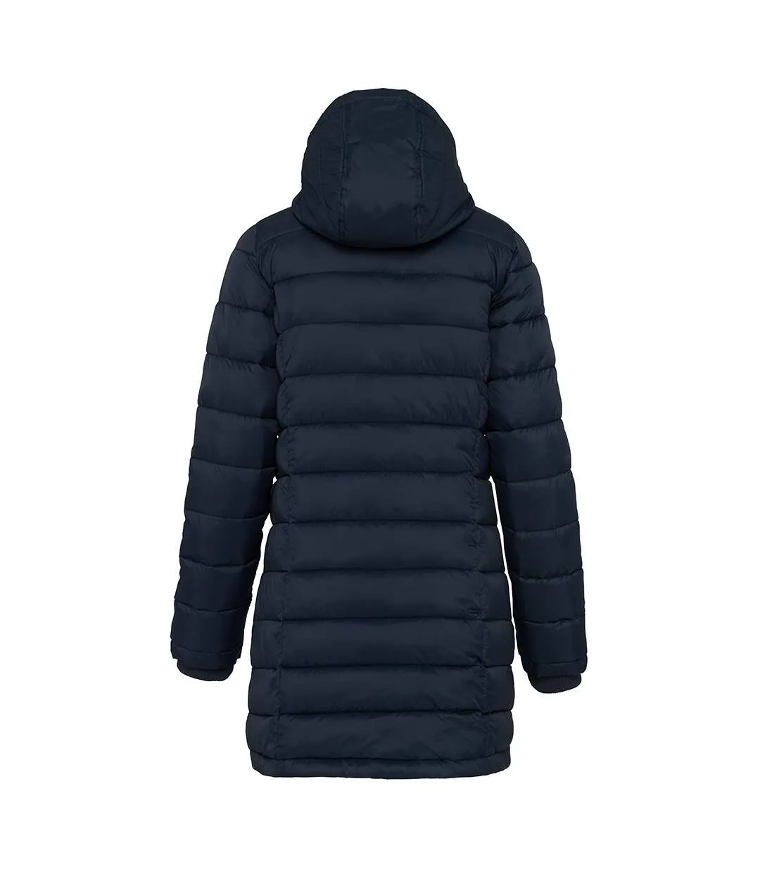 Kariban Womens/Ladies Lightweight Long Padded Parka Jacket (Navy) - UTPC3822