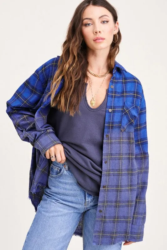 Kayla long sleeve button up Shirt