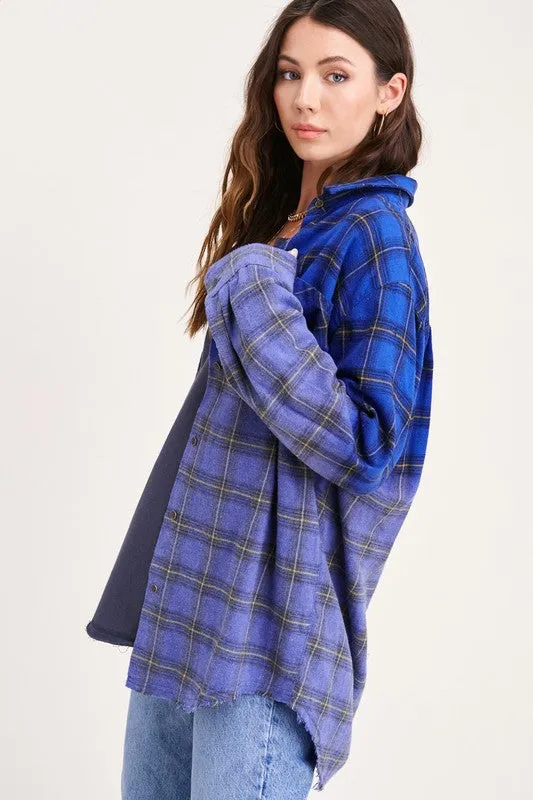 Kayla long sleeve button up Shirt