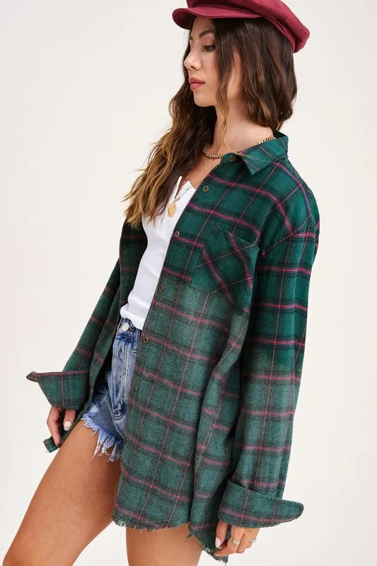 Kayla long sleeve button up Shirt