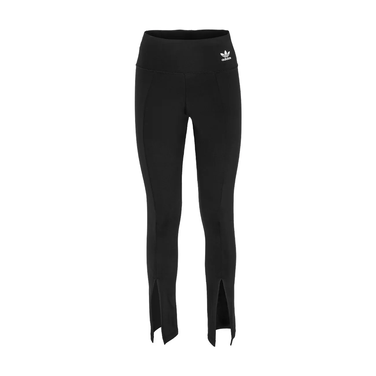 LEGGINGS OPEN HEM CON SPACCHI Donna Nero