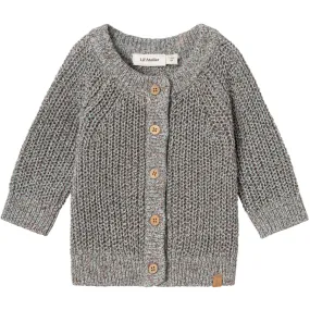 Lil'Atelier Sky Gray Noro Knit Cardigan