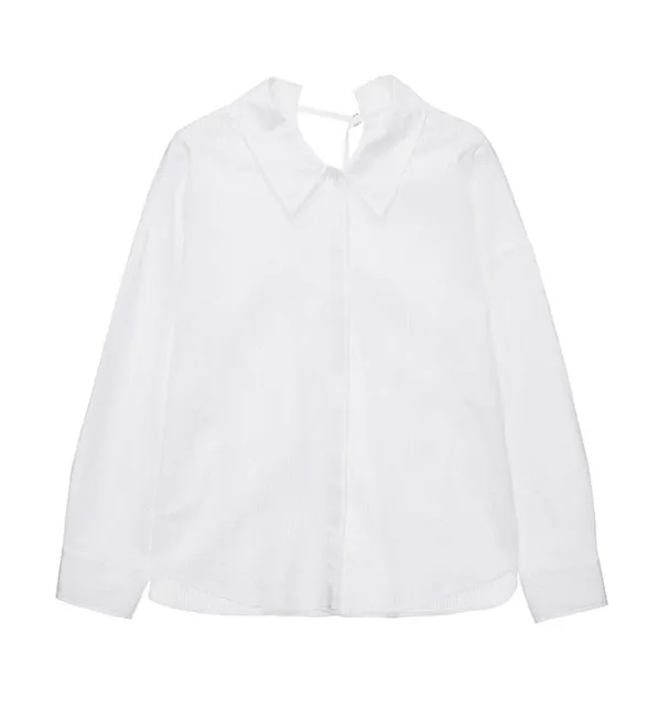 LOEUVRE  |Street Style Plain Cotton Shirts & Blouses