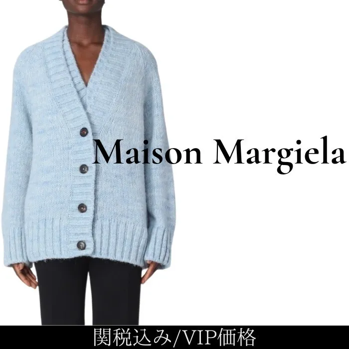 Maison Margiela  |Long Sleeves Plain Office Style Cardigans