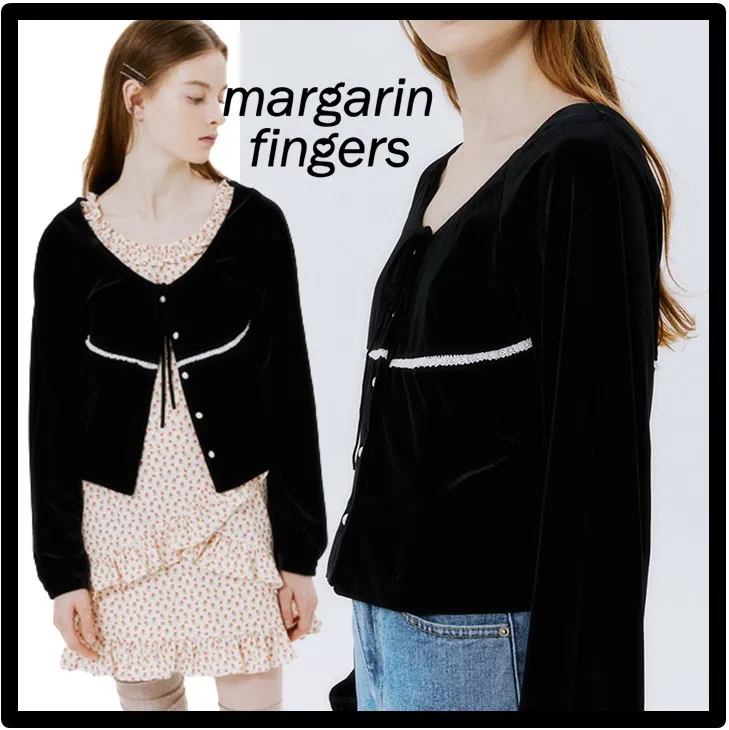 Margarin Fingers  |Casual Style Unisex Street Style Logo Shirts & Blouses