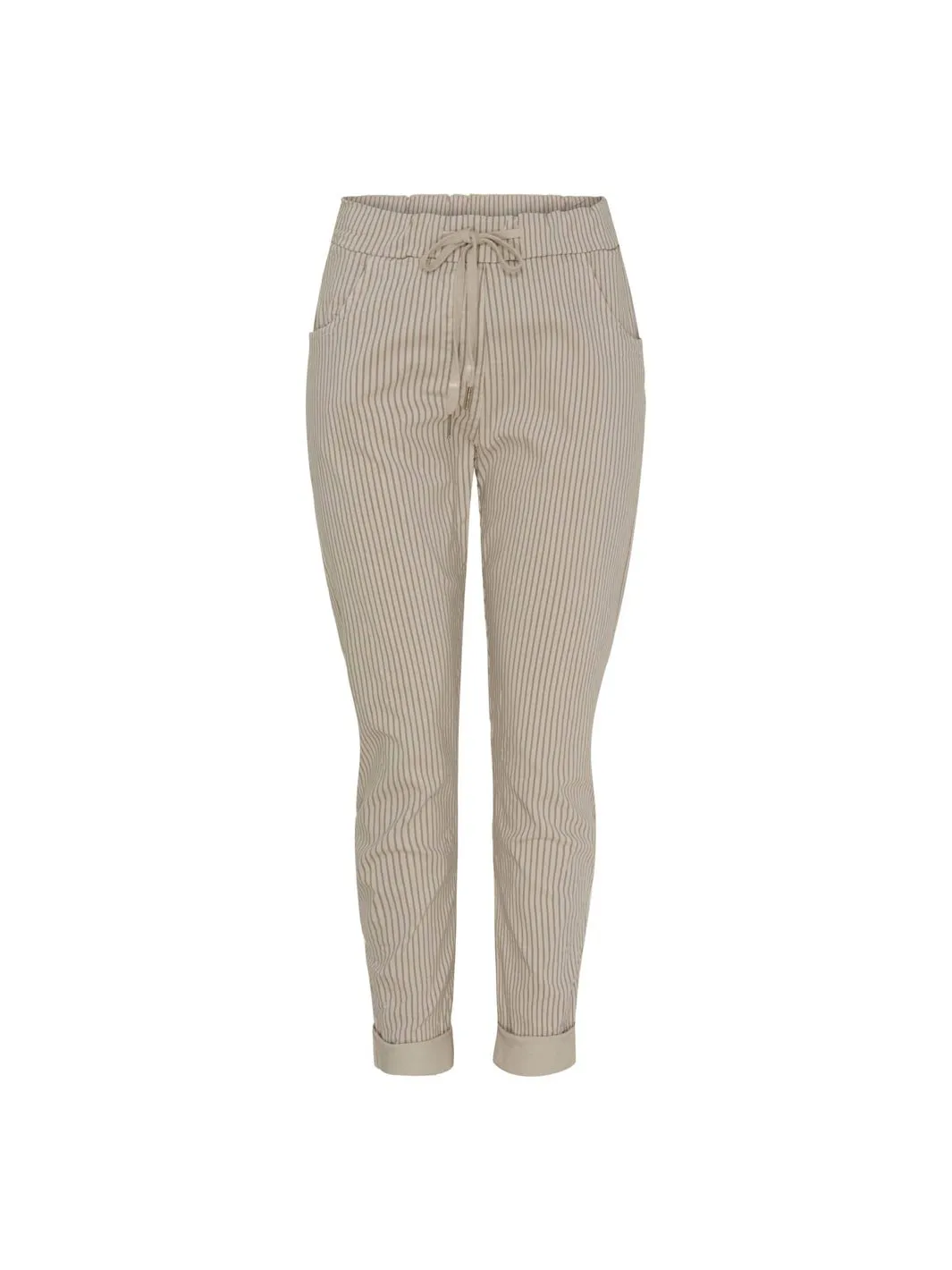 Marta du Chateau Jerri pants beige/brown stripe