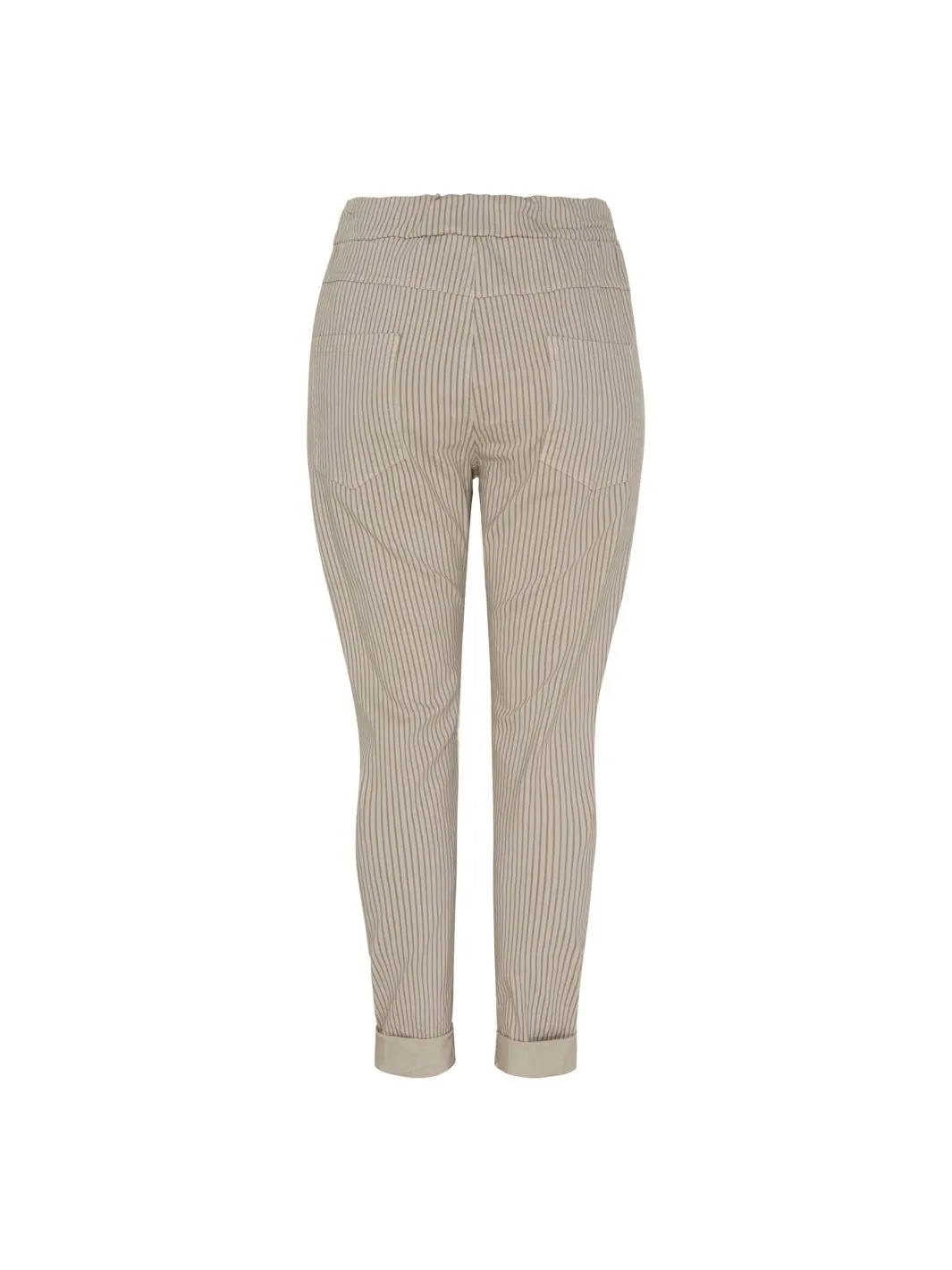 Marta du Chateau Jerri pants beige/brown stripe