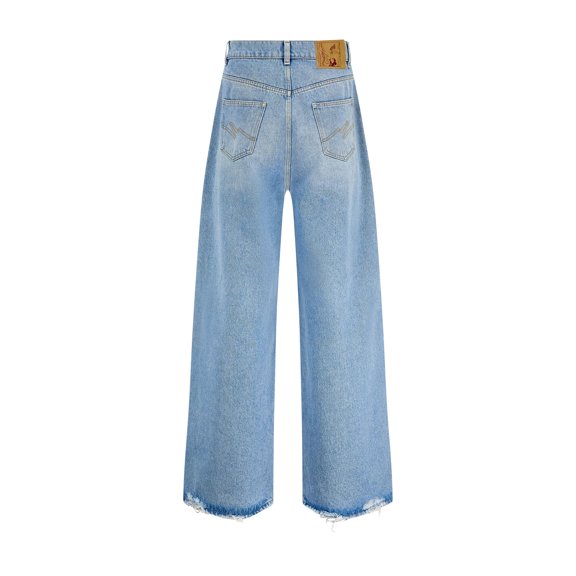 MARTINE ROSE - Extended Wide Leg Jean