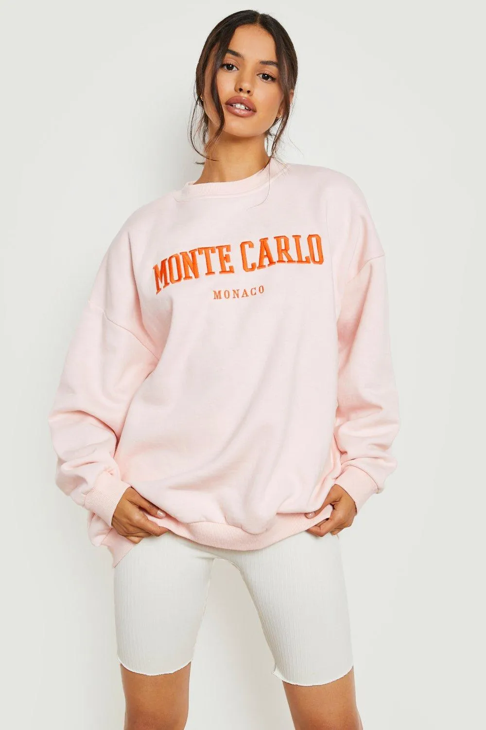 Monte Carlo Embroidered Oversized Sweater