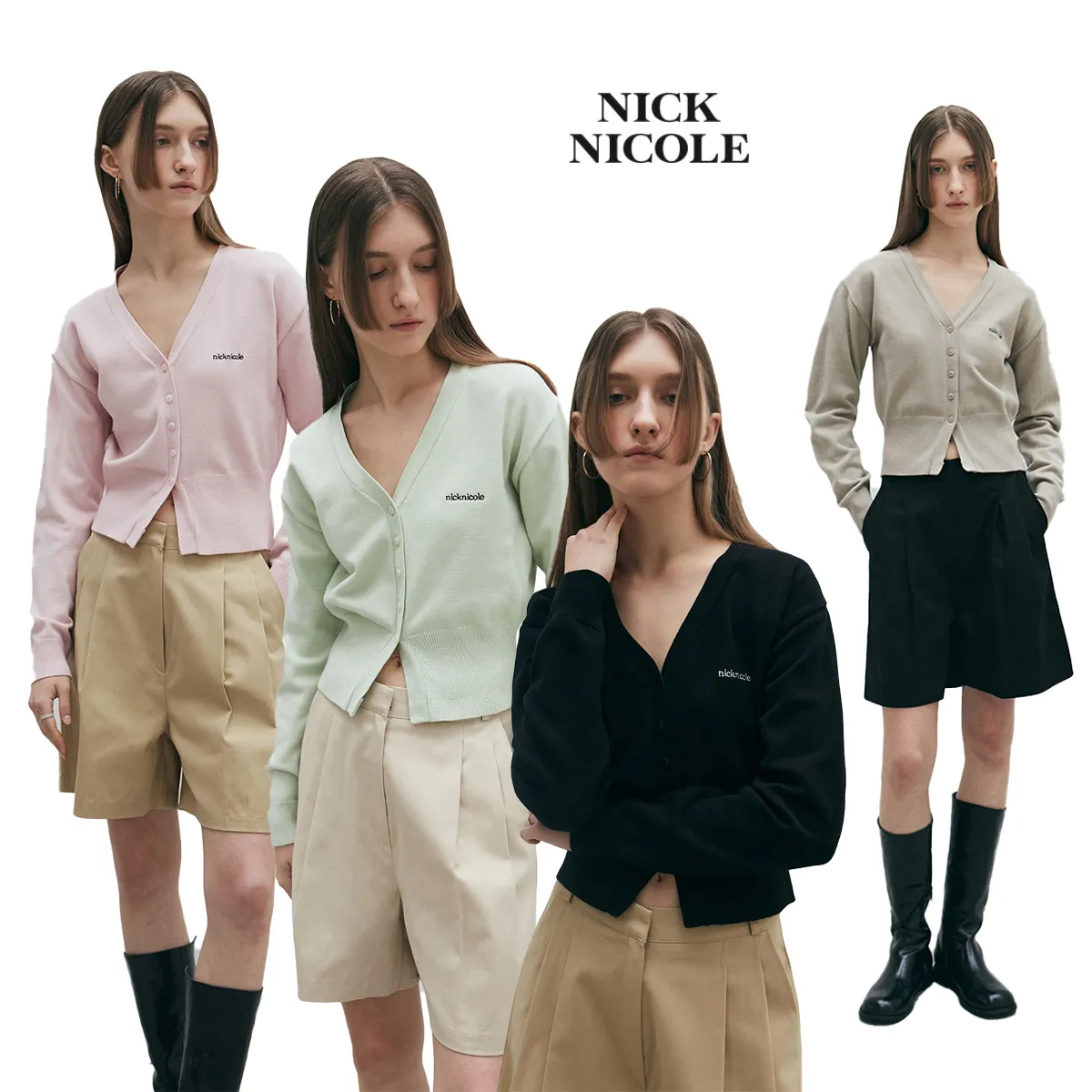 NICK&NICOLE  |Long Sleeves Cardigans