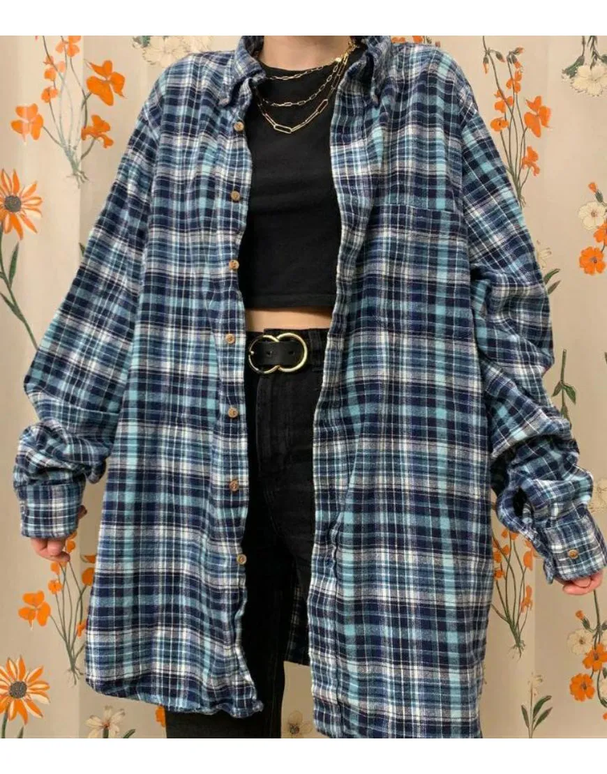 Oversized Checked Shirt