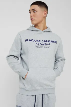 Placa De Catalunya Graphic Hoodie