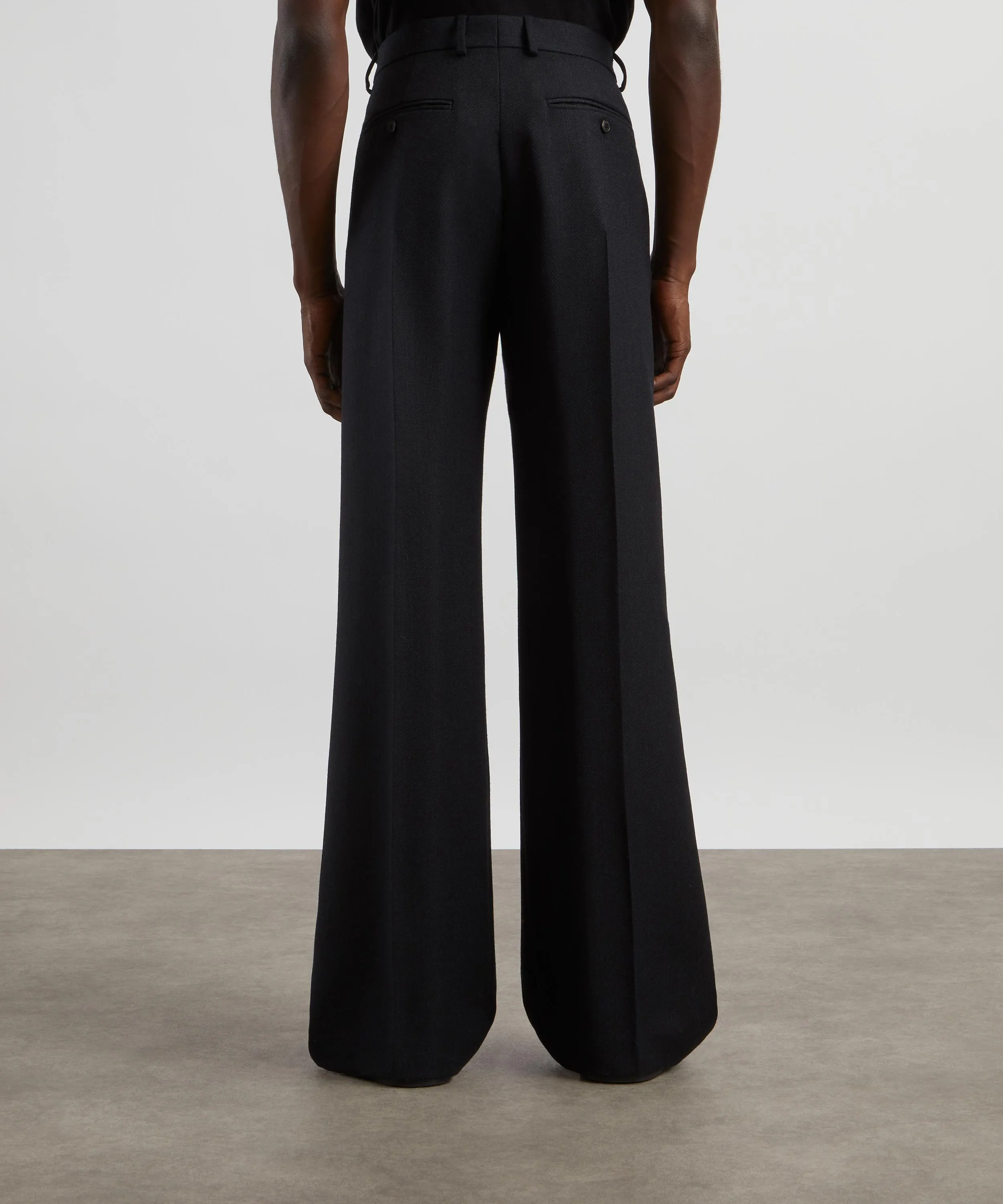 Pleated Wool Trousers