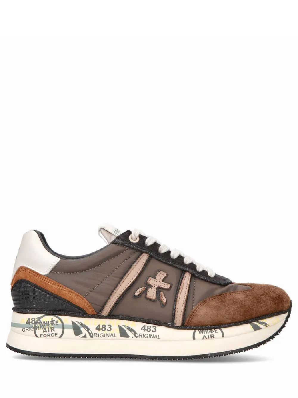 Premiata Sneakers Donna Conny Marrone