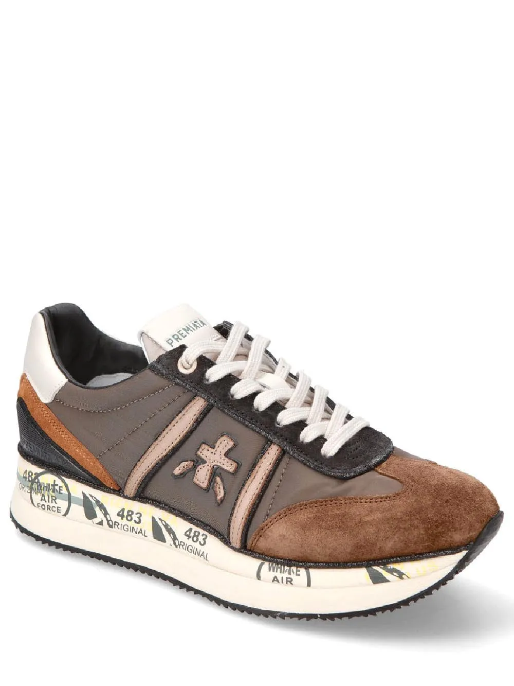 Premiata Sneakers Donna Conny Marrone