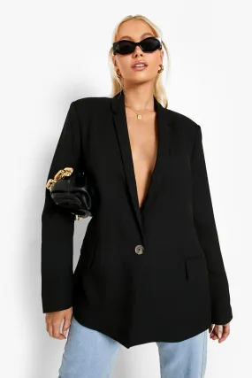 Premium Single Breasted Mock Horn Blazer