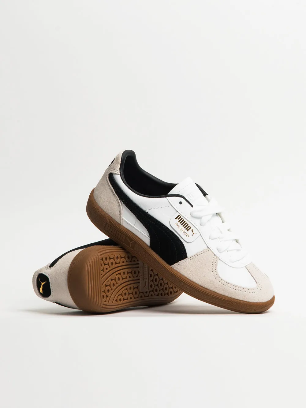 PUMA WOMENS PUMA PALERMO LEATHER SNEAKER