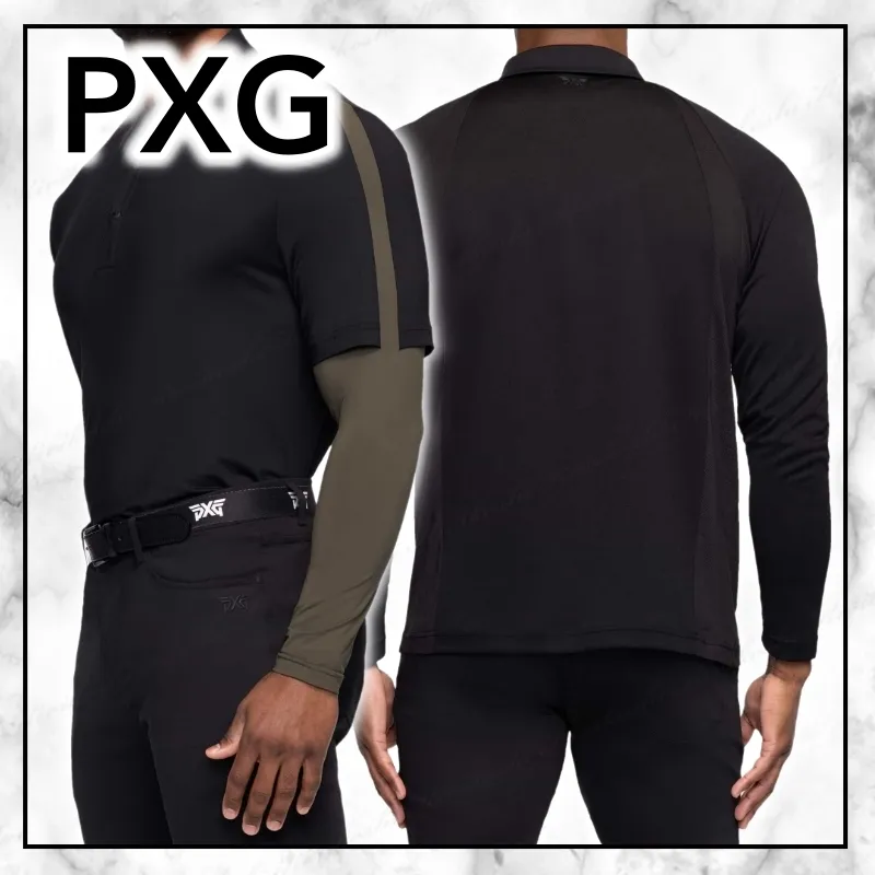 PXG  |Long Sleeves Logo Polos