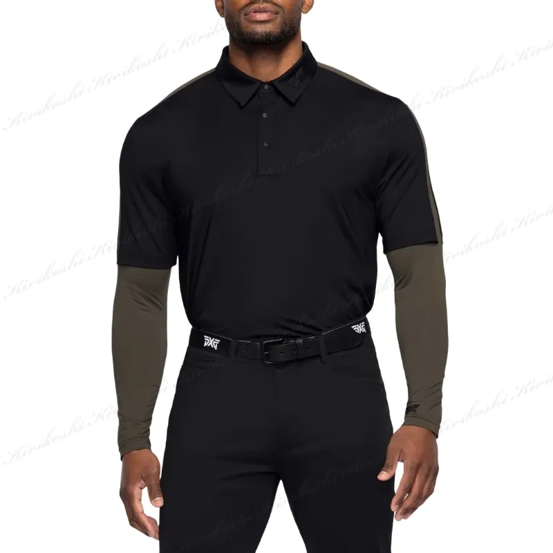 PXG  |Long Sleeves Logo Polos