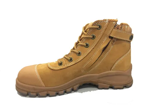 Raben ZIP LACE UP SAFETY BOOT Wheat