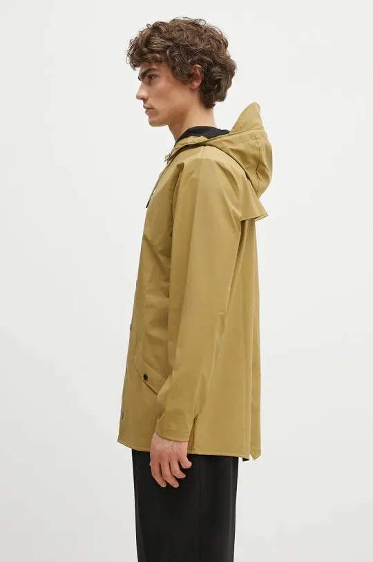 Rains parka Jacket W3 green color 12010.44