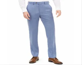 Ralph Lauren Men's Classic Fit Ultraflex Stretch Solid Suit Pants Blue Size 42X32