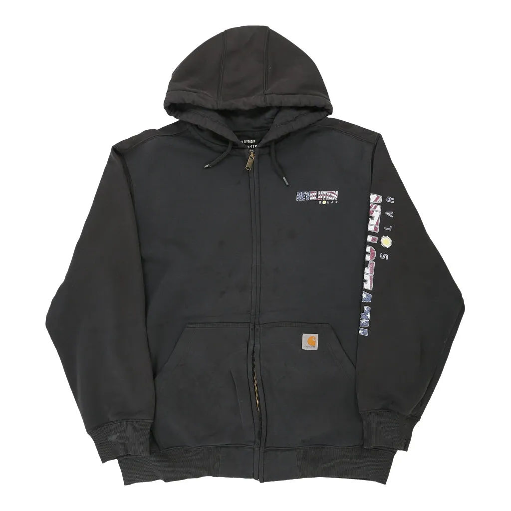 Revolution Solar Carhartt Hoodie - XL Black Cotton Blend