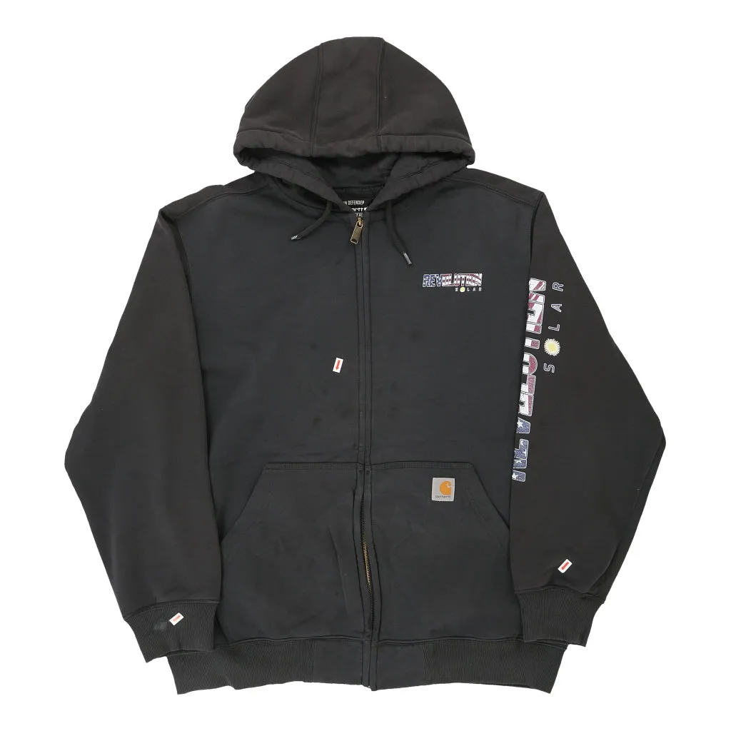 Revolution Solar Carhartt Hoodie - XL Black Cotton Blend