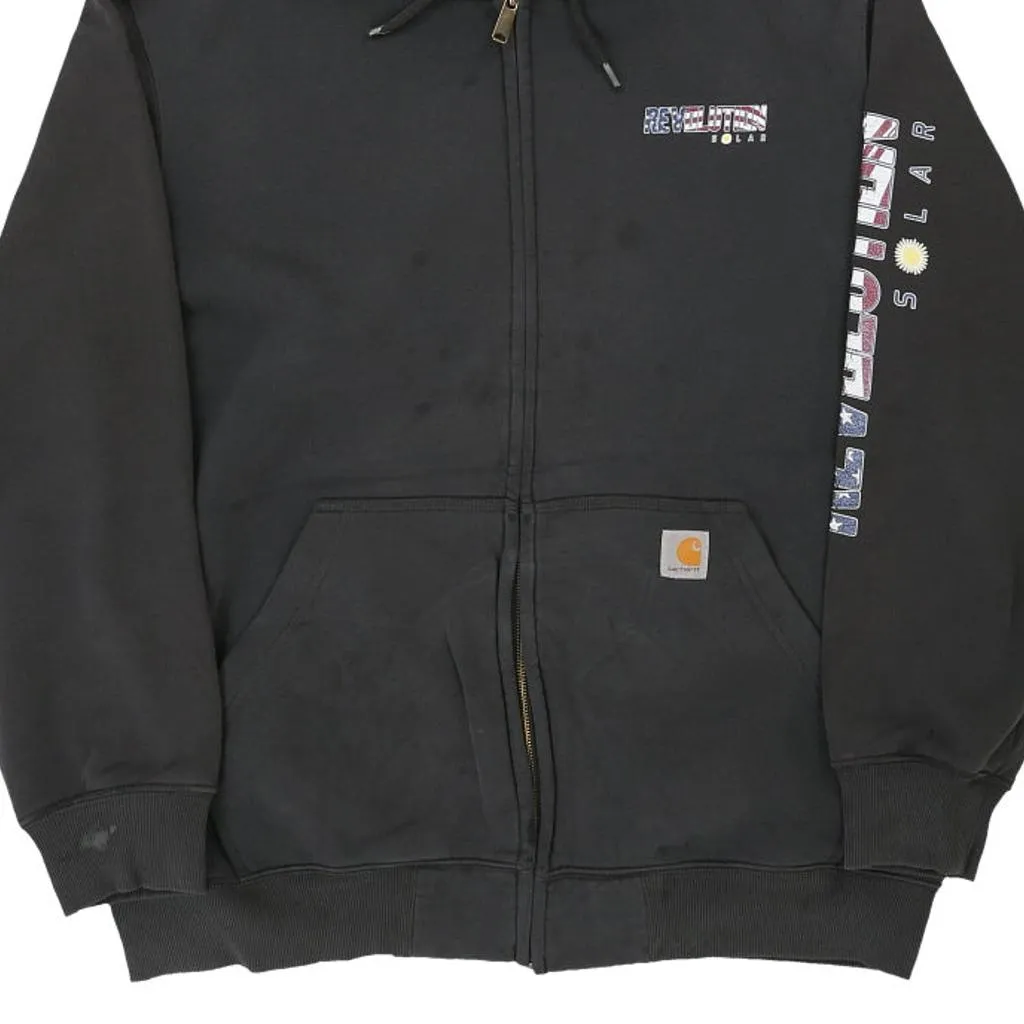 Revolution Solar Carhartt Hoodie - XL Black Cotton Blend