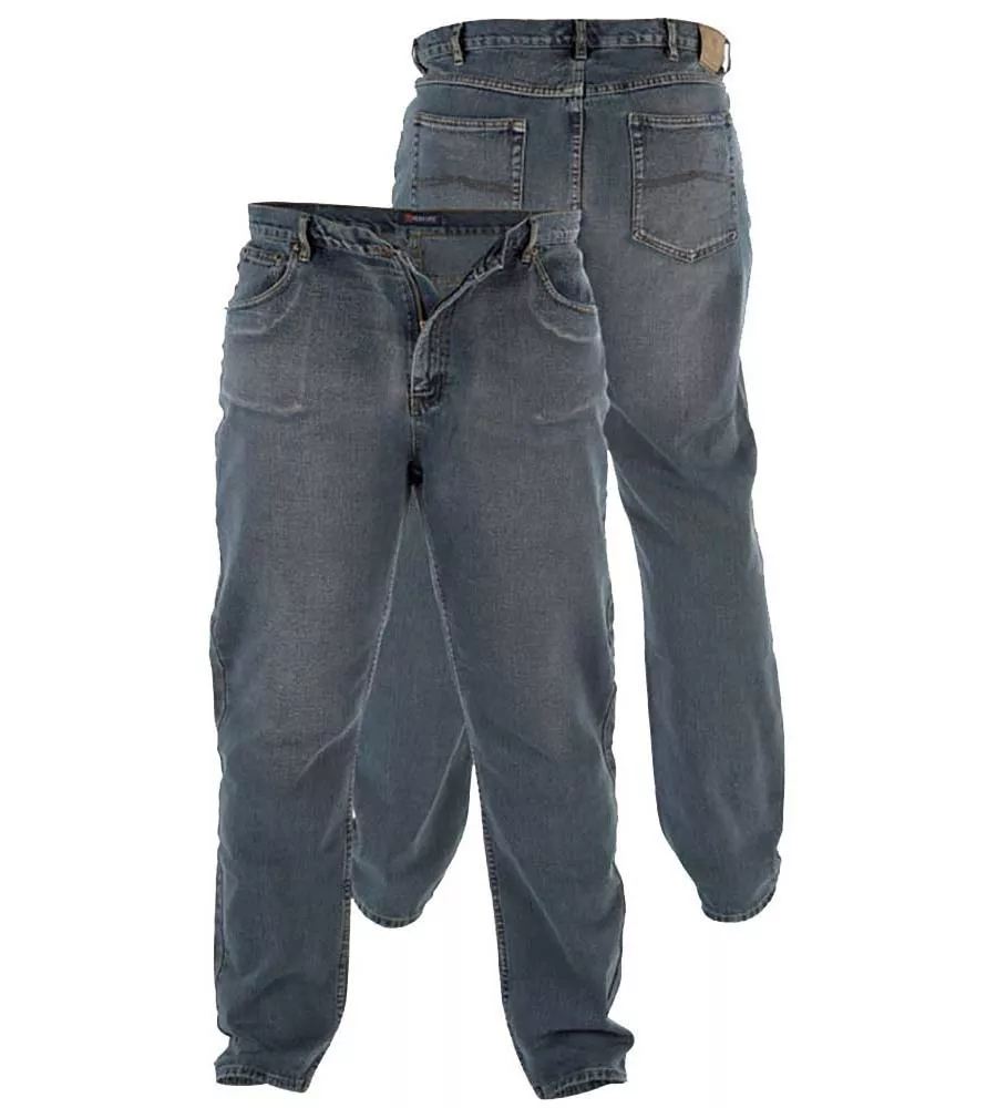 Rockford Big Mens Dirty Denim Comfort Fit Jeans (COMFORT DIRTY DENIM )