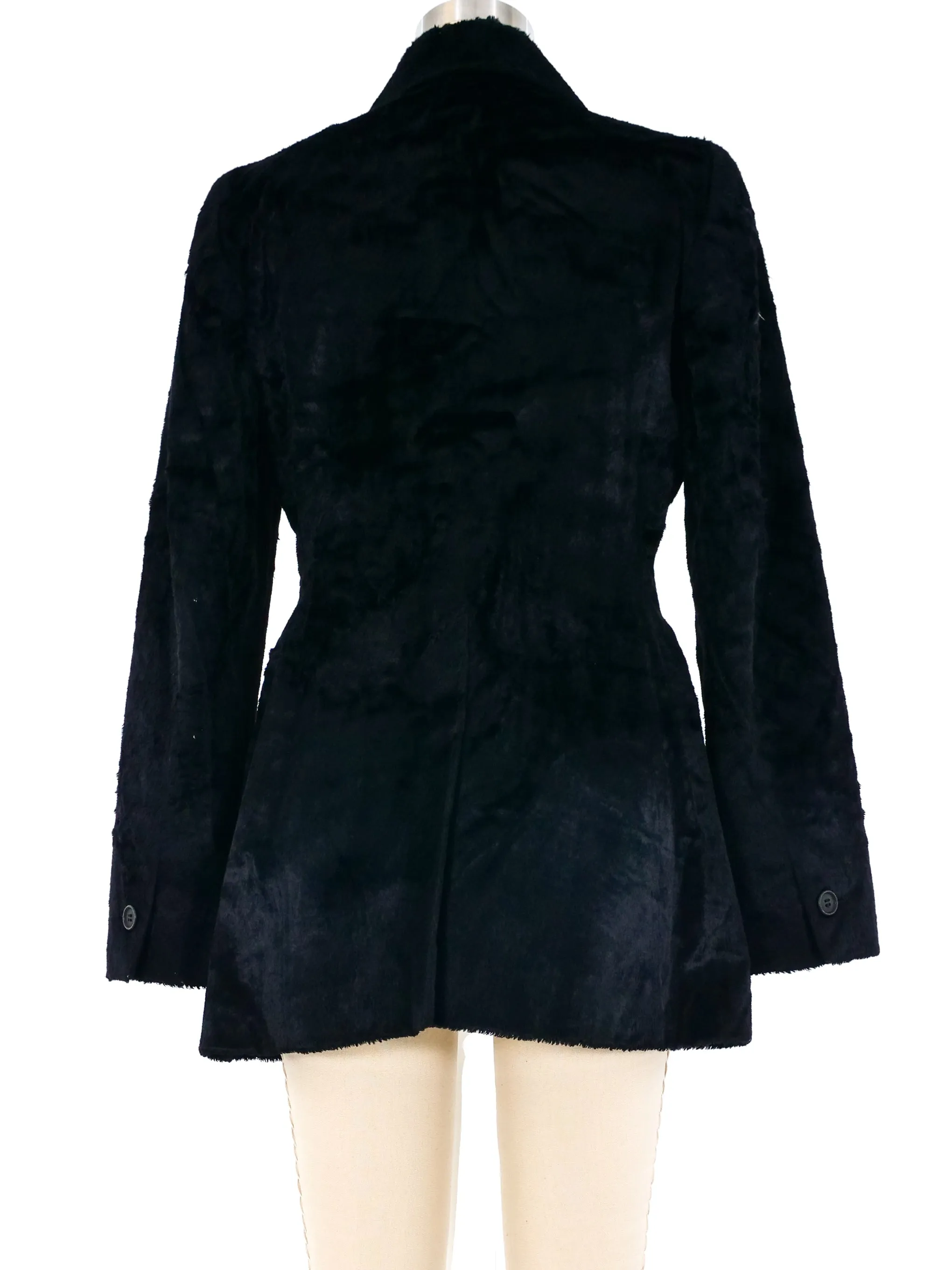 Romeo Gigli Faux Fur Blazer