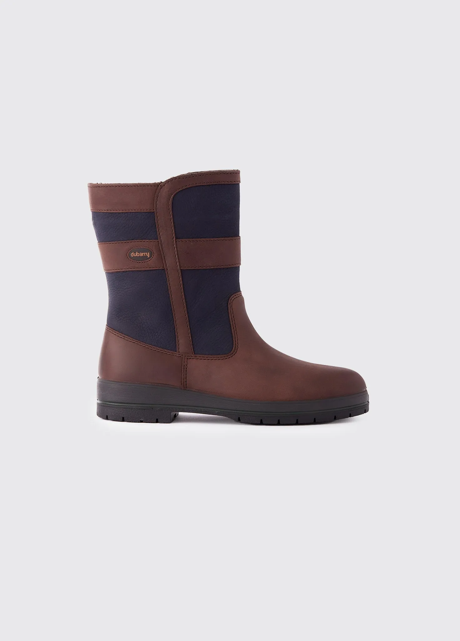 Roscommon Ladies Country Boot - Navy/Brown