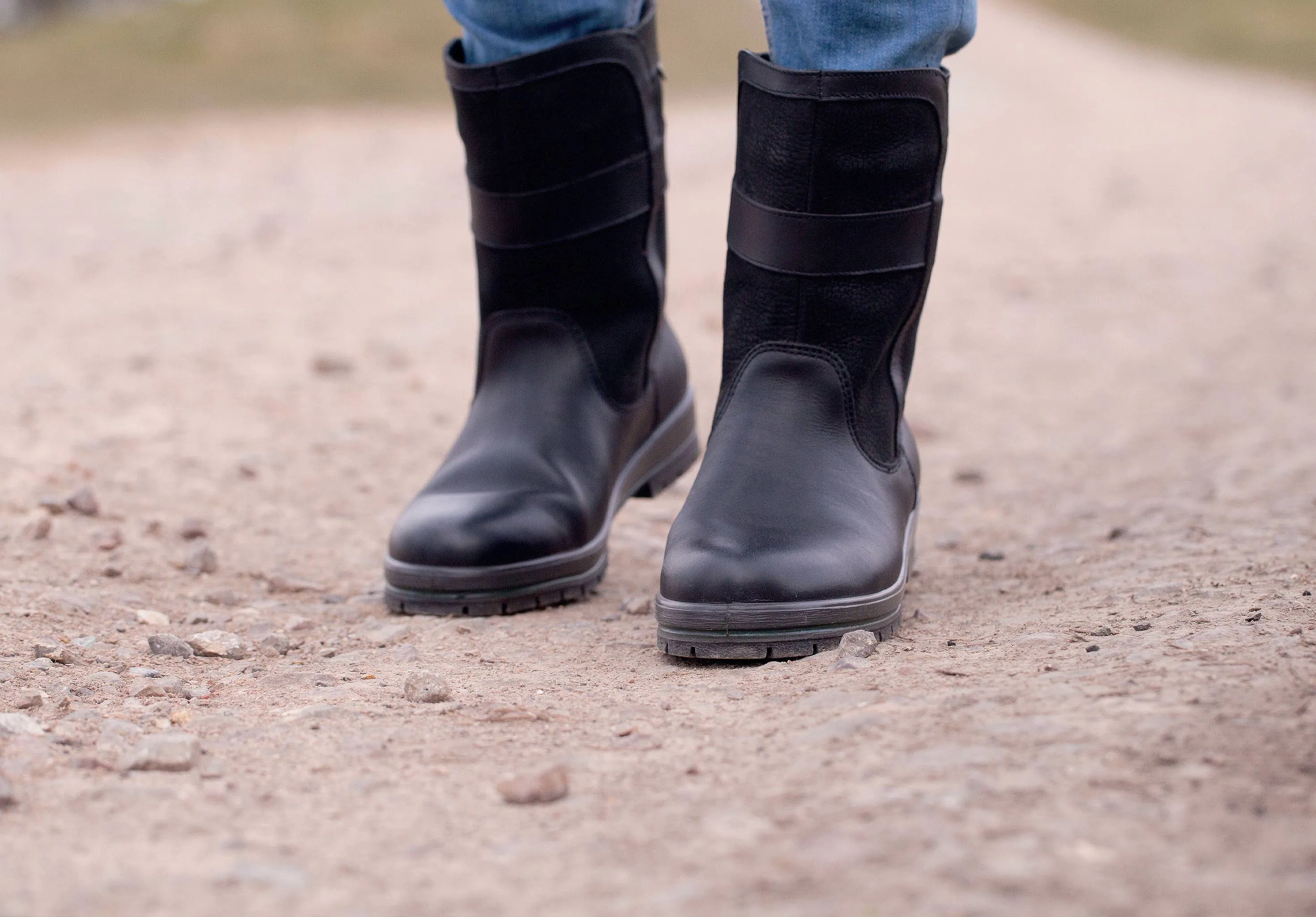 Roscommon Mens Country Boot - Black