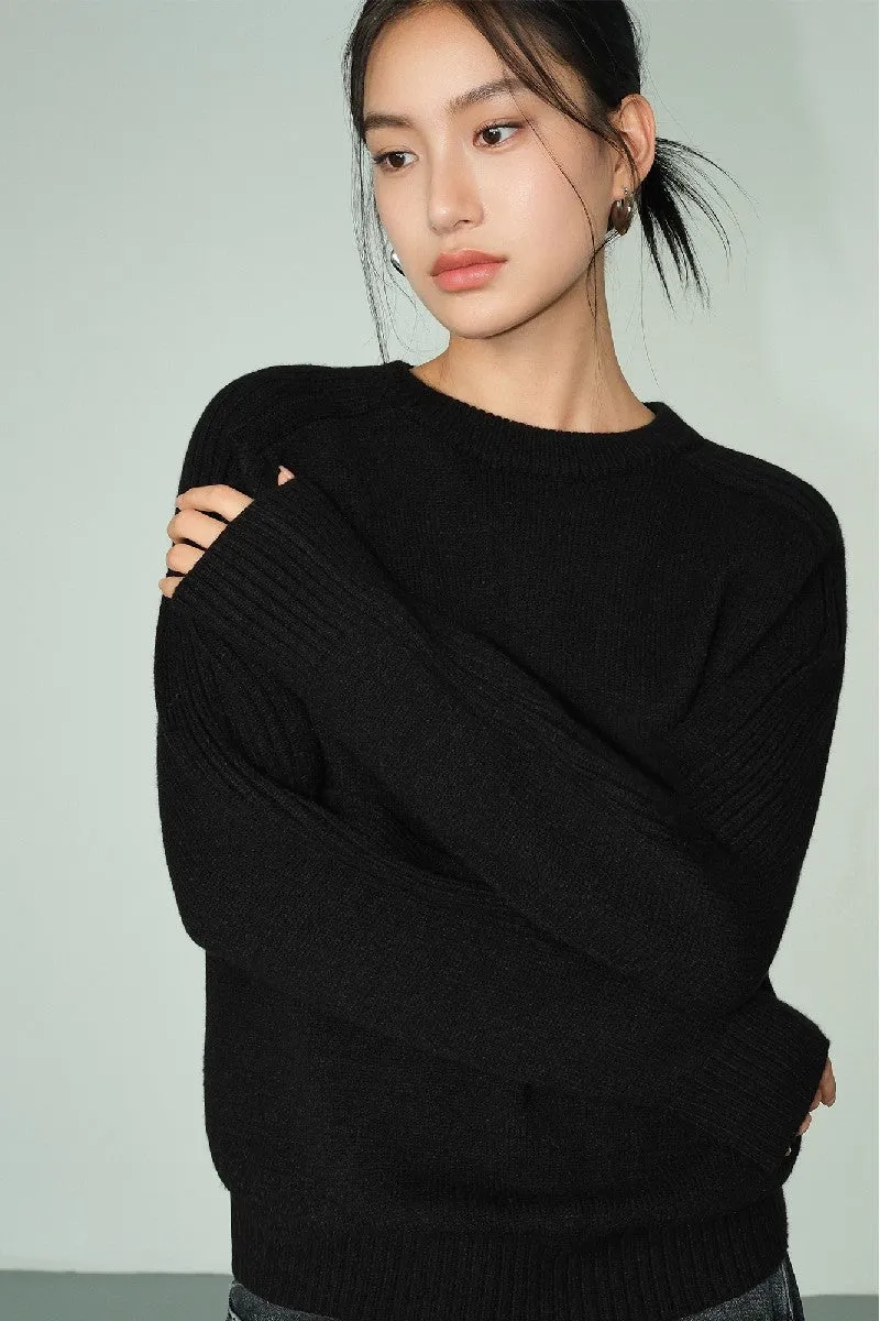 Round Neck Winter Sweater