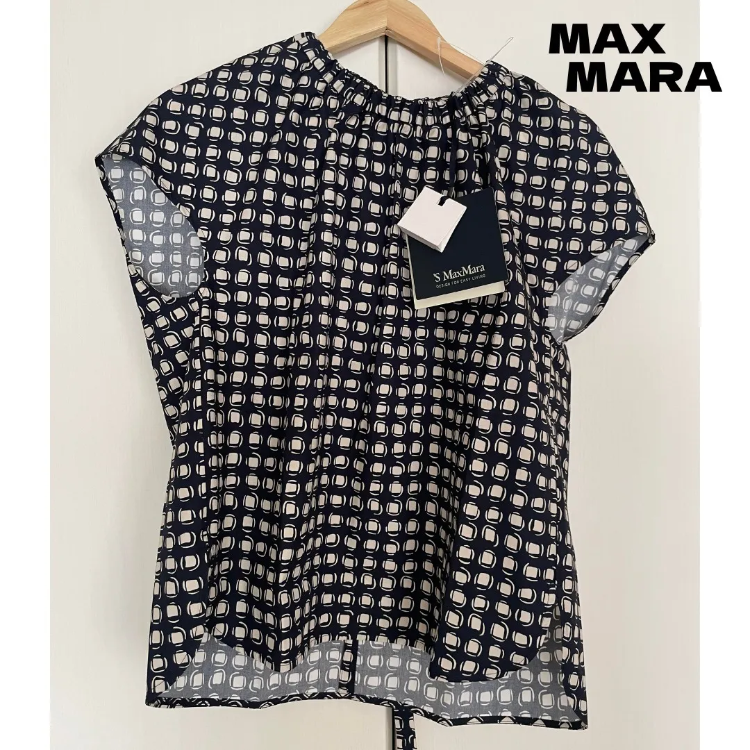 S Max Mara  |Cotton Short Sleeves Shirts & Blouses