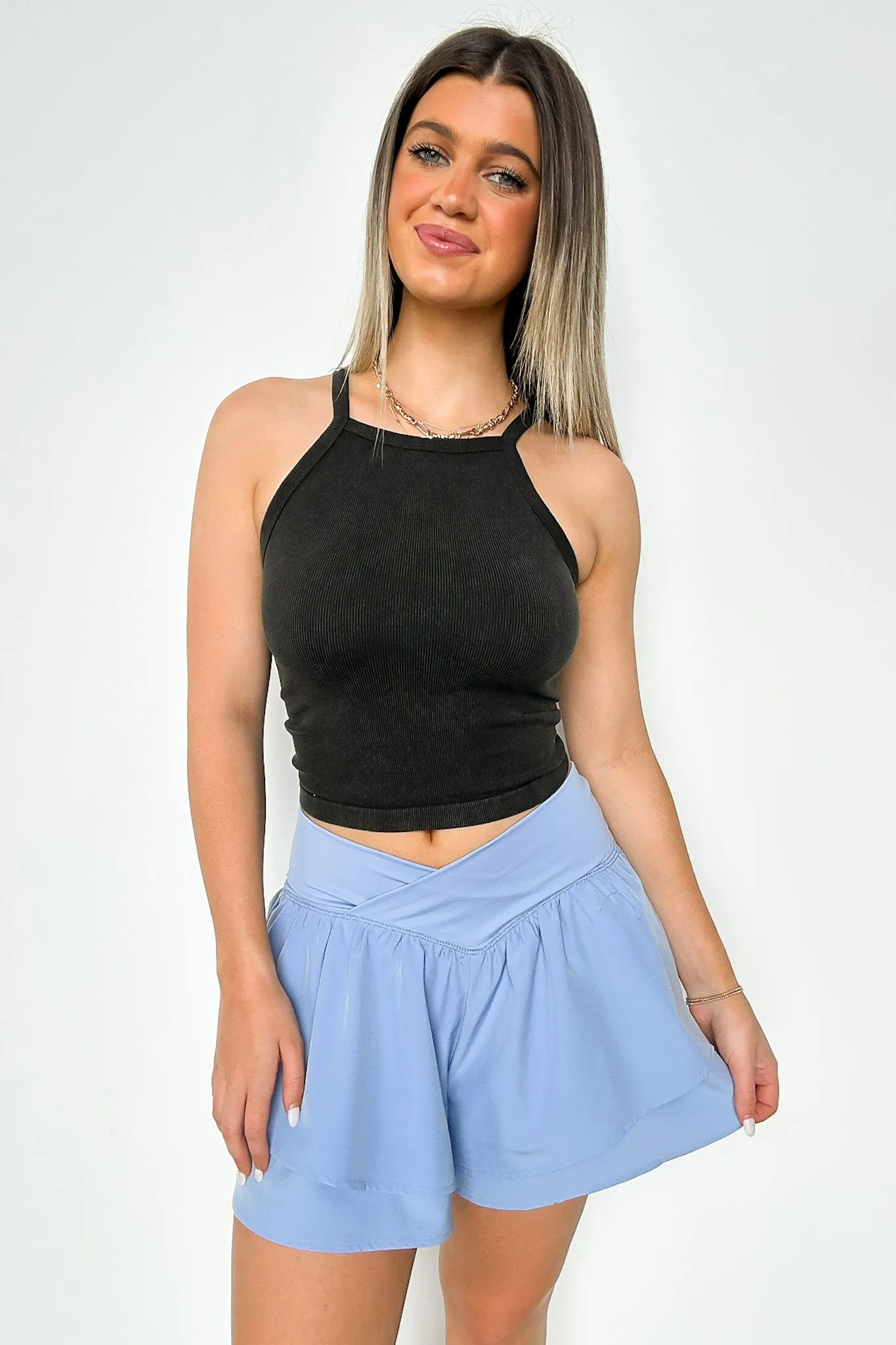 Safi Seamless Ribbed Knit Tank Top